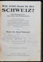 Karl Kinzel: Wie reist man in der Schweiz? Schwerin i. Melkb., 1921. Verlag von Friedrich Bahn. 192 ...