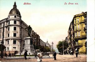 Bilbao, La Gran Via / main boulevard (fa)