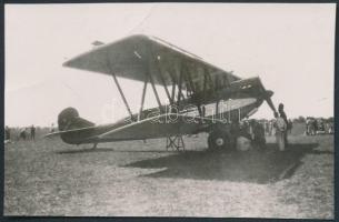 cca 1934 A Justice for Hungary repülőgép Olaszországban 6x9 cm es fotó