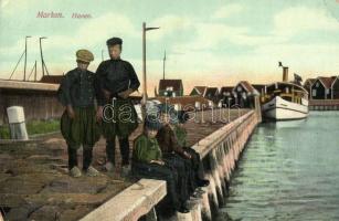 Marken, Haven / port, ship, folklore (EB)