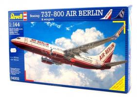 Revell Boeing 737-800 Air Berlin műanyag repülőmakett, 1:144, saját dobozában