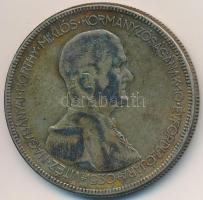 1930. 5P Ag Horthy jobbra T:3 patina