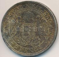 1938. 2P Ag "Madonna" T:2,2- patina