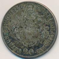 1845B 20kr Ag "V. Ferdinánd" T:2,2- apró ph., patina
Huszár: 2018, Unger III.:1419.