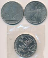 Szovjetunió 1979-1980. 1R (3xklf) T:1-2
Soviet Union 1979-1980. 1 Rubles (3xdiff) C:UNC-XF