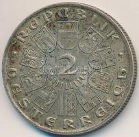 Ausztria 1928. 2Sch Ag "Schubert" T:2 patina Austria 1928. 2 Schilling Ag "Schubert&q...