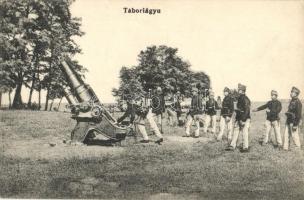 Tábori ágyú / WWI K.u.K. military, camp cannon, artillerymen