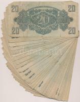 1944. 20P "A Vörös Hadsereg Parancsnoksága" (30x) T:vegyes