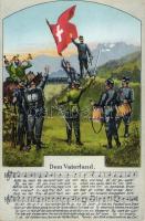 Dem Vaterland / Swiss military propaganda, Carl Künzli Tobler 5190.