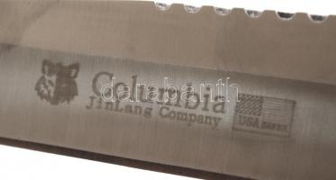 Columbia USA Saber vadásztőr, újszerű állapotban, saját tokjában, jelzett, h: 30 cm