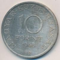 1948. 10Ft Ag "Széchenyi" T:2- karc