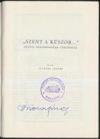 Istenes József: "Szent a küszöb..." Petőfi szülőházának története. ALÁÍRT! Bp., Révai Nyom...