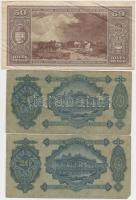 1930. 20P (2x) + 1945. 50P T:III,III-