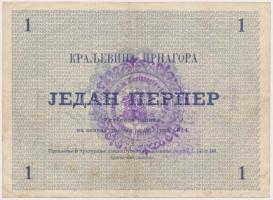 Montenegró / Osztrák-magyar megszállás 1916. 1P felülbélyegzéssel T:III
Montenegro / Austro-Hungari...