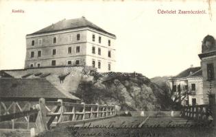 Zsarnóca, Zsarnócza, Zarnovica; kastély, kiadja Fuszek György / castle