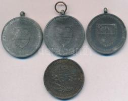 1940. "Erdélyi részek felszabadulásának emlékére" 3db cink kitüntetés mellszalag nélkül. S...