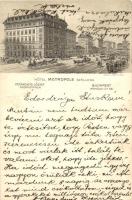 Budapest VII. Hotel Metropole szálloda, Petanovits Péter tulajdonos, litho