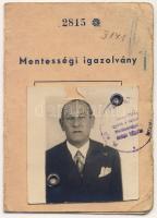 1944 Fényképes mentességi igazolvány