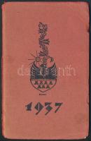 1937 Szegedi kis kalendárium, 8. évf., Buday György grafikáival, kiad. Szegedi Fiatalok Művészeti Kollégiuma