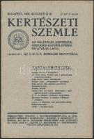 1930 Bp., Kertészeti Szemle, Az Okleveles Kertészek Országos Egyesületének Hivatalos Lapja, II. évfolyam 8-9. szám