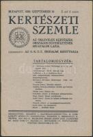 1930 Bp., Kertészeti Szemle, Az Okleveles Kertészek Országos Egyesületének Hivatalos Lapja, II. évfo...