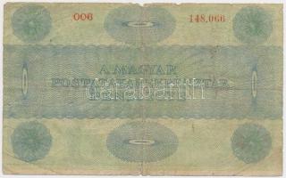1919. 5K "OSZTRÁK-MAGYAR BANK BANKJEGYEIRE" előlapján gúnyrajz T:III-