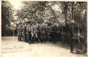 Magyar katonakórus a ~ II. világháború idején; Schäffer udv. fényképész, Budapest / Hungarian Army Choir, photo