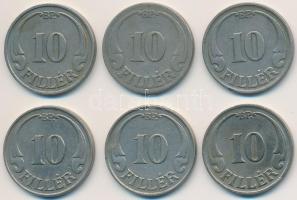 1927-1939. 10f Cu-Ni (6xklf) T:2,2-