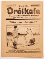 1942 Drótkfefe, A magyar közélet tréfás hetilapja, szerk.:Lukách Gyula, 3 száma, pp.:8, 32x24cm