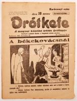 1942 Drótkfefe, A magyar közélet tréfás hetilapja, szerk.:Lukách Gyula, 3 száma, pp.:8, 32x24cm