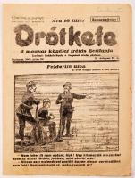 1942 Drótkfefe, A magyar közélet tréfás hetilapja, szerk.:Lukách Gyula, 3 száma, pp.:8, 32x24cm