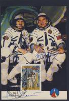 1980 Első Szovjet Magyar Közös űrrepülés Kubaszov és Farkas Bertalan aláírásával