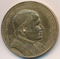 Vatikán 1877. "IX. Pius püspöki jubileuma" Br emlékérem. Szign.: Charles Wiener (37,5mm) T:2- ph. Vatican 1877. "Episcopal Jubilee of Pius XI" Br commemorative medallion. Sign.: Charles Wiener (37,5mm) C:VF edge errors