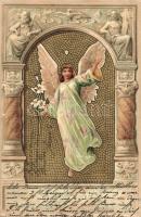 Angel, Art Nouveau litho
