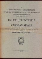 1897-1913 7 db klf szeszfinomító éves jelentés, üzletszabályzata
