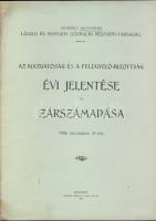 1897-1913 16 db klf Gőzmalom és textilipari vállalat éves jelentés, üzletszabályzata