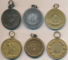 ~1930-1940. 6db-os díjérem tétel, közte "Középfokú Iskolák Sportköreinek Országos Szövetsége Ve...