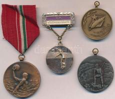 1958. "Belügyi Sport Bajnokság / B. M. Középfokú Döntő" fém sportérem (30mm) + "Felső...