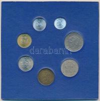 Csehszlovákia 1962-1989. 5h-5K (7xklf) szett tokban T:1,2
Czechoslovakia 1962-1989. 5 Haleru - 5 Ko...
