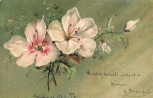 Flowers, Emb. litho (EK)