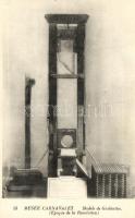 Paris, Musée Carnavalet, Modele de Guillotine / museum, guillotine