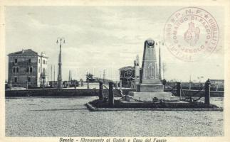 Jesolo, Monumento ai Caduti e Casa del Fascio / military monument, Mussolini-era patriotic / fascist center