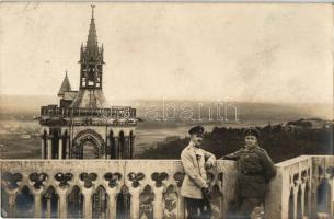 Laon, Blick von der Kathedrale auf Ardon / view with German soldiers