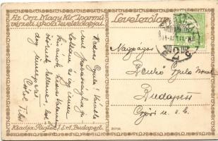 'Az Iparművészeti Iskola levelezőlapjai' Ungarische Werkstätte no. 2019. kiadja Rigler Rt....