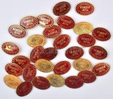 ~1970. "Univerzális Kender Juta Dolgozó" 30db-os jelvény tétel T:vegyes