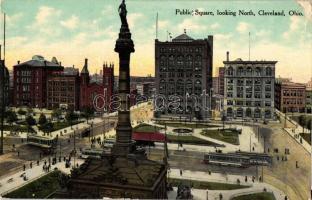 Cleveland, Public Square, trams (EK)