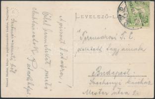1915 Pataki Mihály(1893-1977) labdarúgó, szövetségi kapitánya FTC-nek írt képeslapja hadba vonulása alkalmából