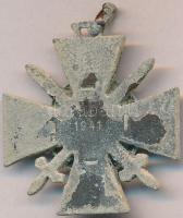 1941. "Tűzkereszt I. fokozata" hadifém kitüntetés mellszalag nélkül T:2-,3 korrózió
Hunga...