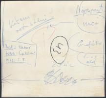 1973 Vívók, sajtófotó, Népsport, hátoldalon feliratozva, 18x20 cm