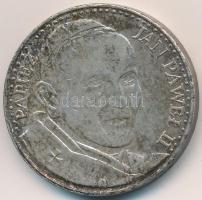 Lengyelország DN "II. János Pál / Czestochowa" ezüstözött fém emlékérem (35mm) T:2 oxidáció Poland ND "John Paul II / Czestochowa" silver plated metal medal (35mm) C:XF oxidation